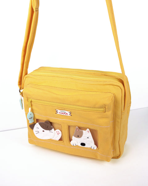 All-Aboard Crossbody (Cat and Dog) Large