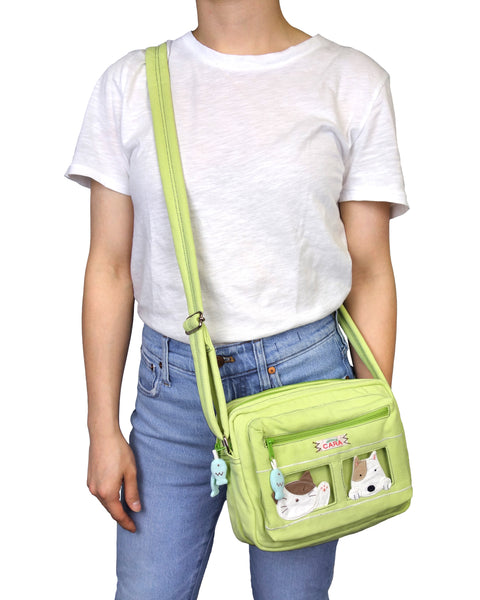 All-Aboard Crossbody (Cat and Dog) Medium