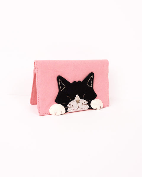 Curious Cat Card Case