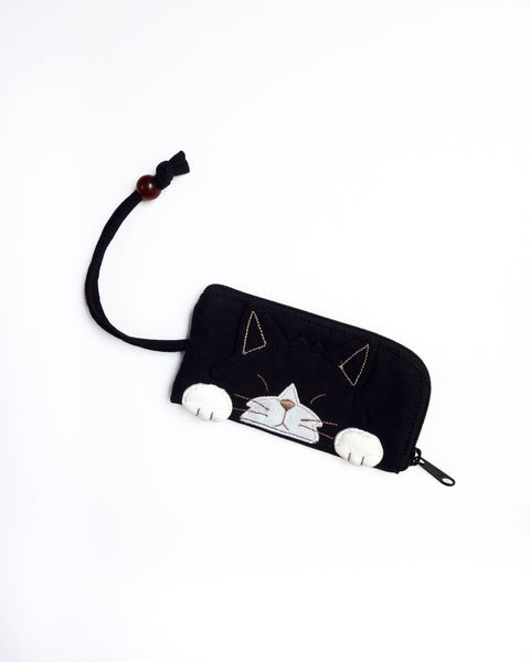 Curious Cat Key Pouch