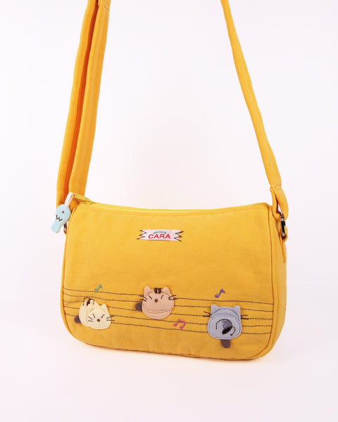 Music Cats Crossbody Small