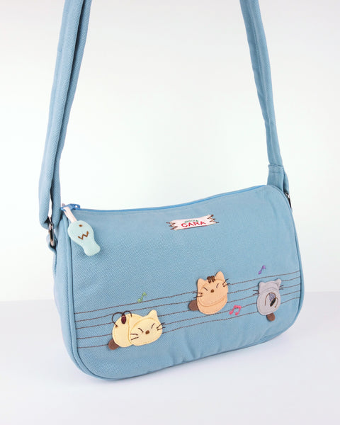 Music Cats Crossbody Small