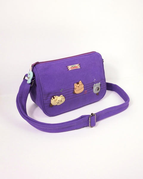Music Cats Crossbody Small