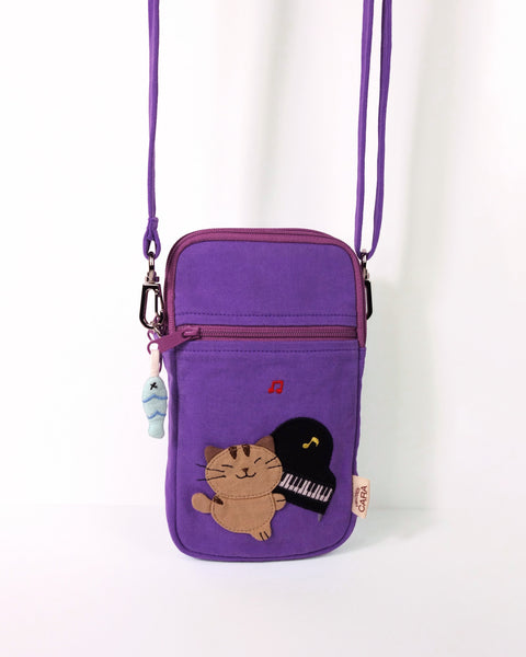 Piano Cat Phone Crossbody