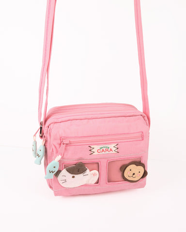 All-Aboard Crossbody (Cat and Monkey) Small