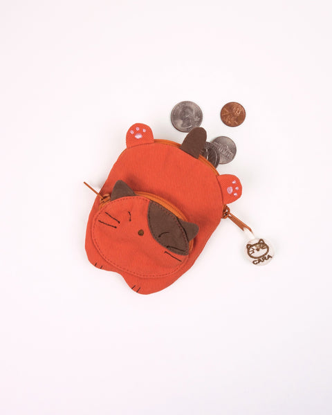Cat Sploot Coin Pouch