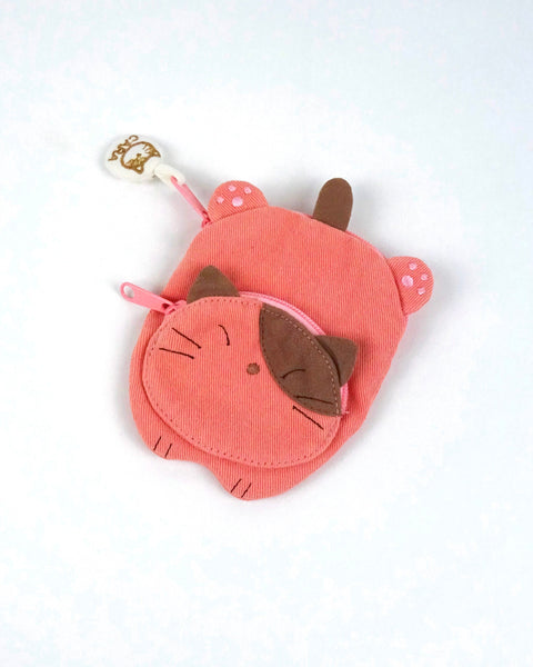 Cat Sploot Coin Pouch