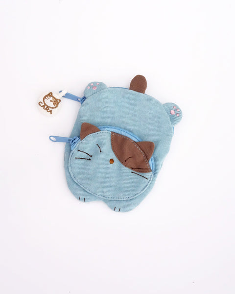 Cat Sploot Coin Pouch