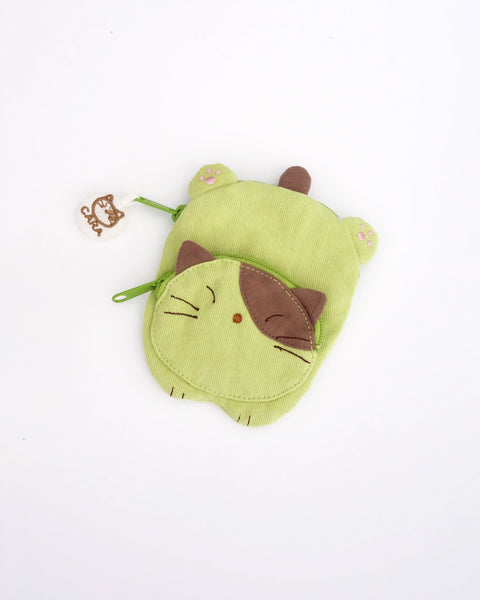 Cat Sploot Coin Pouch