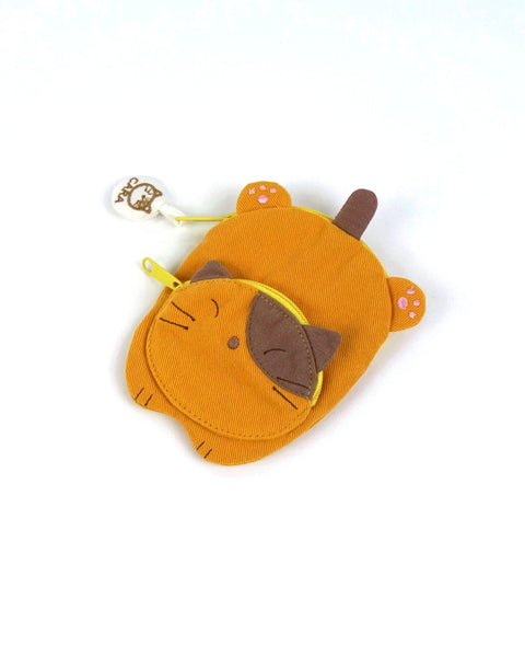 Cat Sploot Coin Pouch