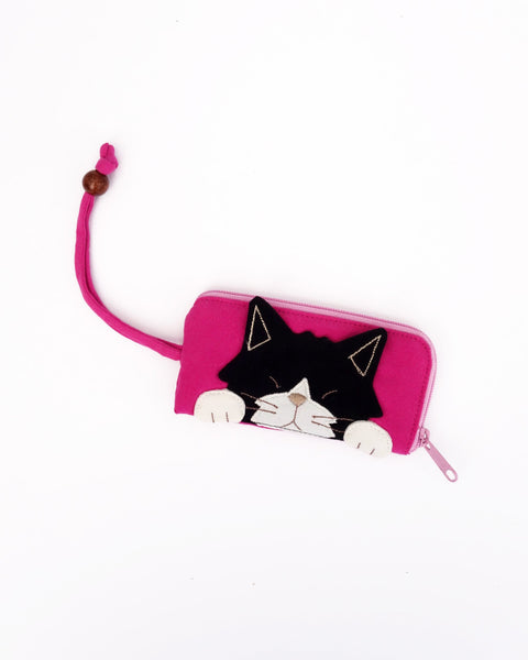 Curious Cat Key Pouch