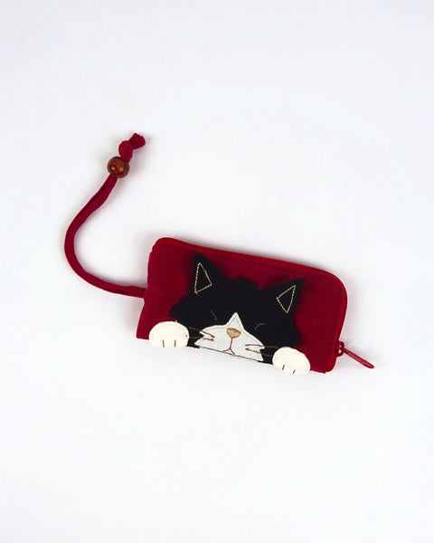 Curious Cat Key Pouch