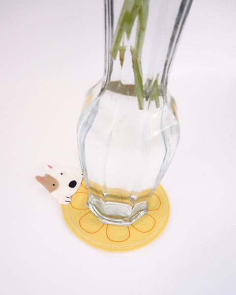 Lemon Pup Coaster