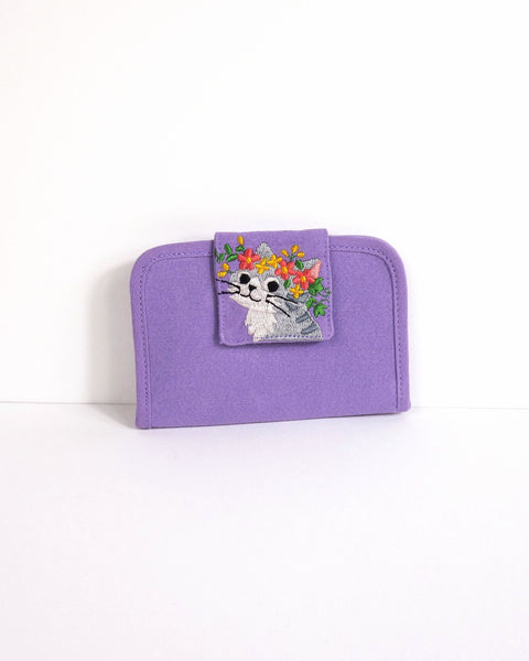 Flower Kitty Card Case