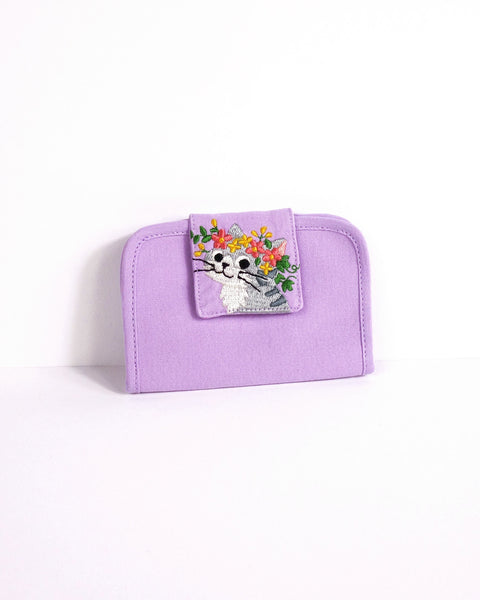 Flower Kitty Card Case