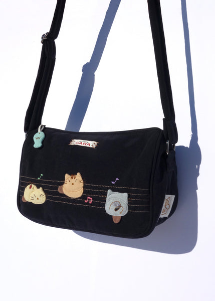 Music Cats Crossbody Small