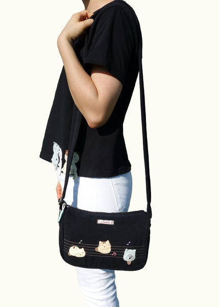 Music Cats Crossbody Small