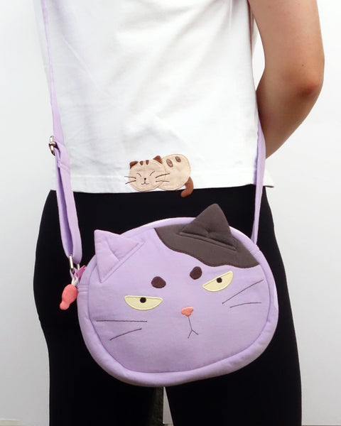 Grumpy Cat Face Crossbody Small