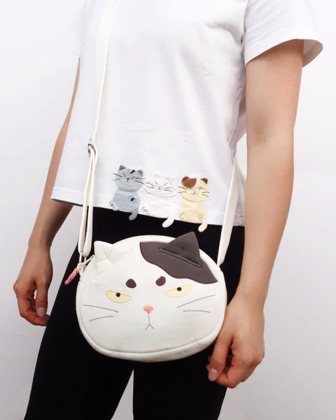 Grumpy Cat Face Crossbody Small