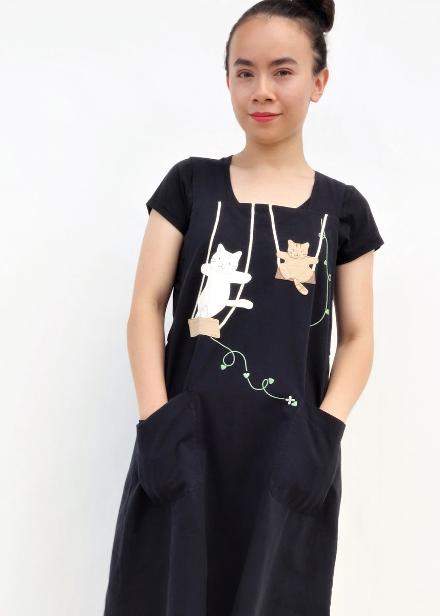 Jungle cat store smock dress