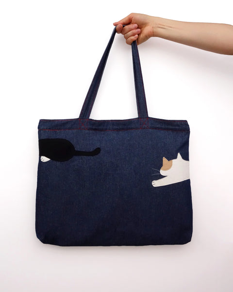 Taffy Cats Flat Tote