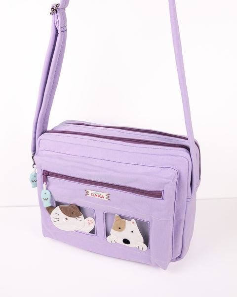 All-Aboard Crossbody (Cat and Dog) Large