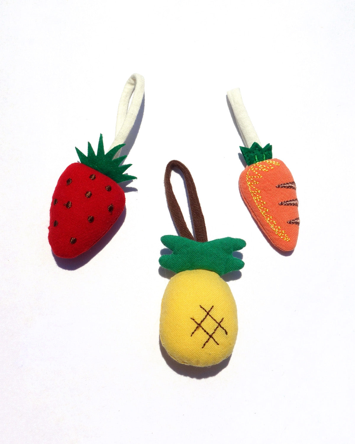 Fruit and Veggie Zipper Charms