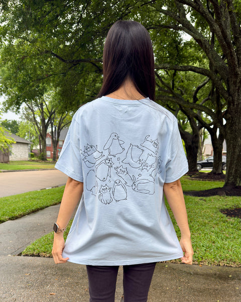 Cat and Penguin T-Shirt