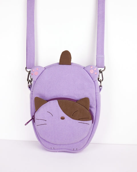 Cat Sploot Crossbody