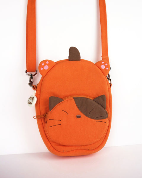 Cat Sploot Crossbody