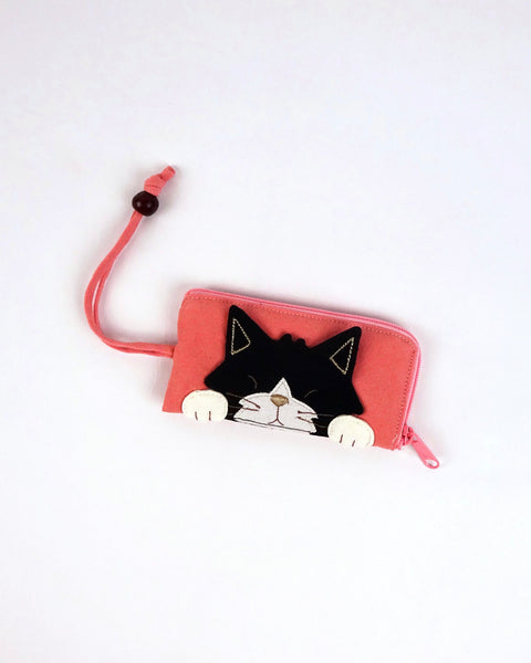 Curious Cat Key Pouch